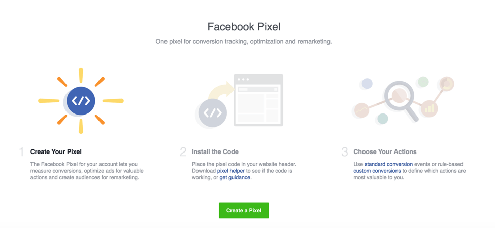 Creating Your Facebook Pixel