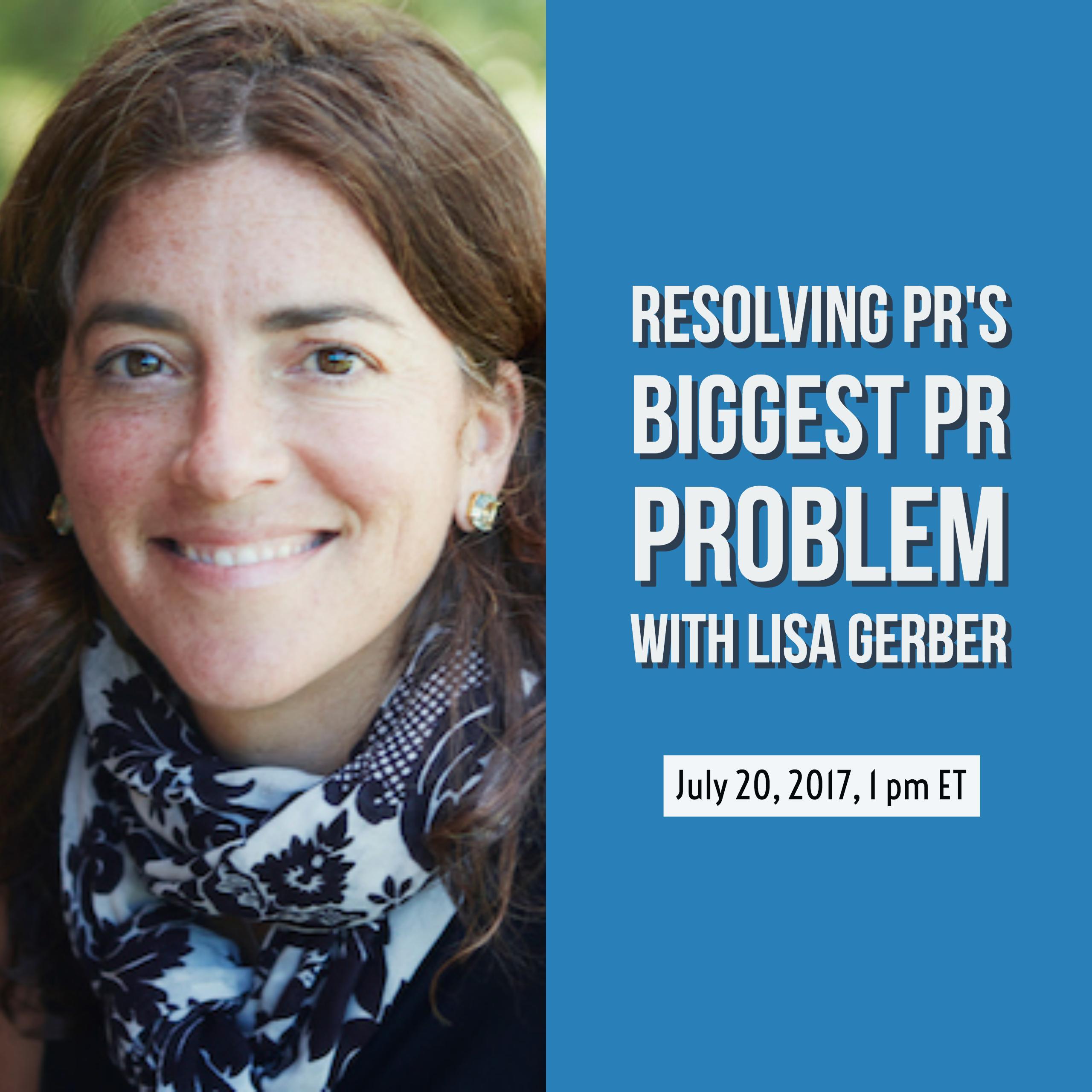 Lisa Gerber PR Measurement Webinar